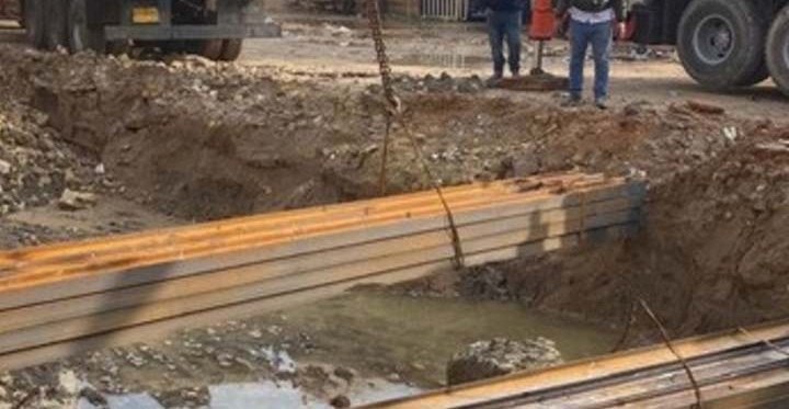 Steel piling and shoring