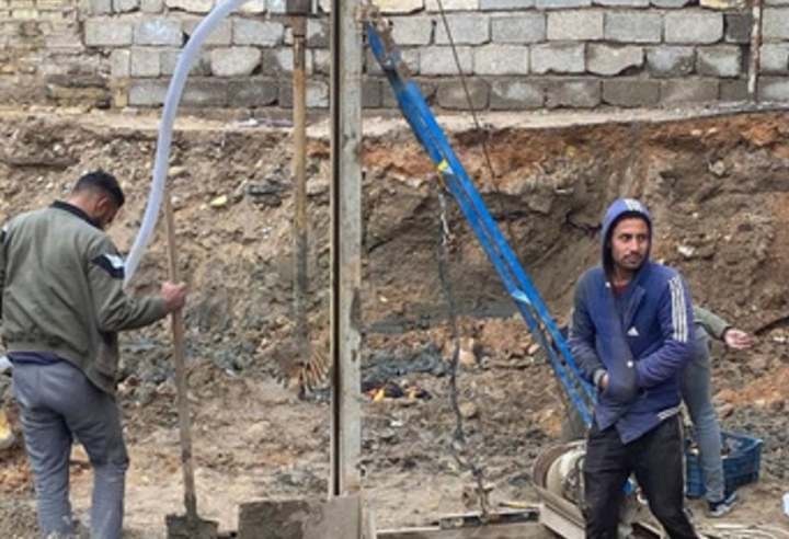 Ground work and dewatering